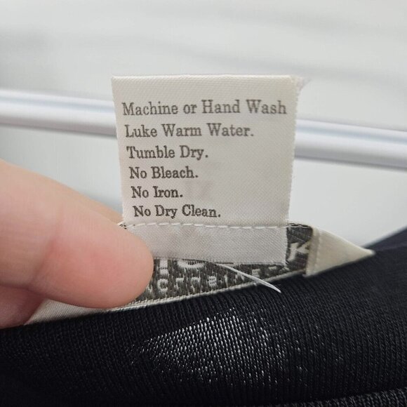 Misook Acrylic Knit Scoop Neck Shell Tank Top Black Women’s Size 1X Minimalist - Picture 6 of 8